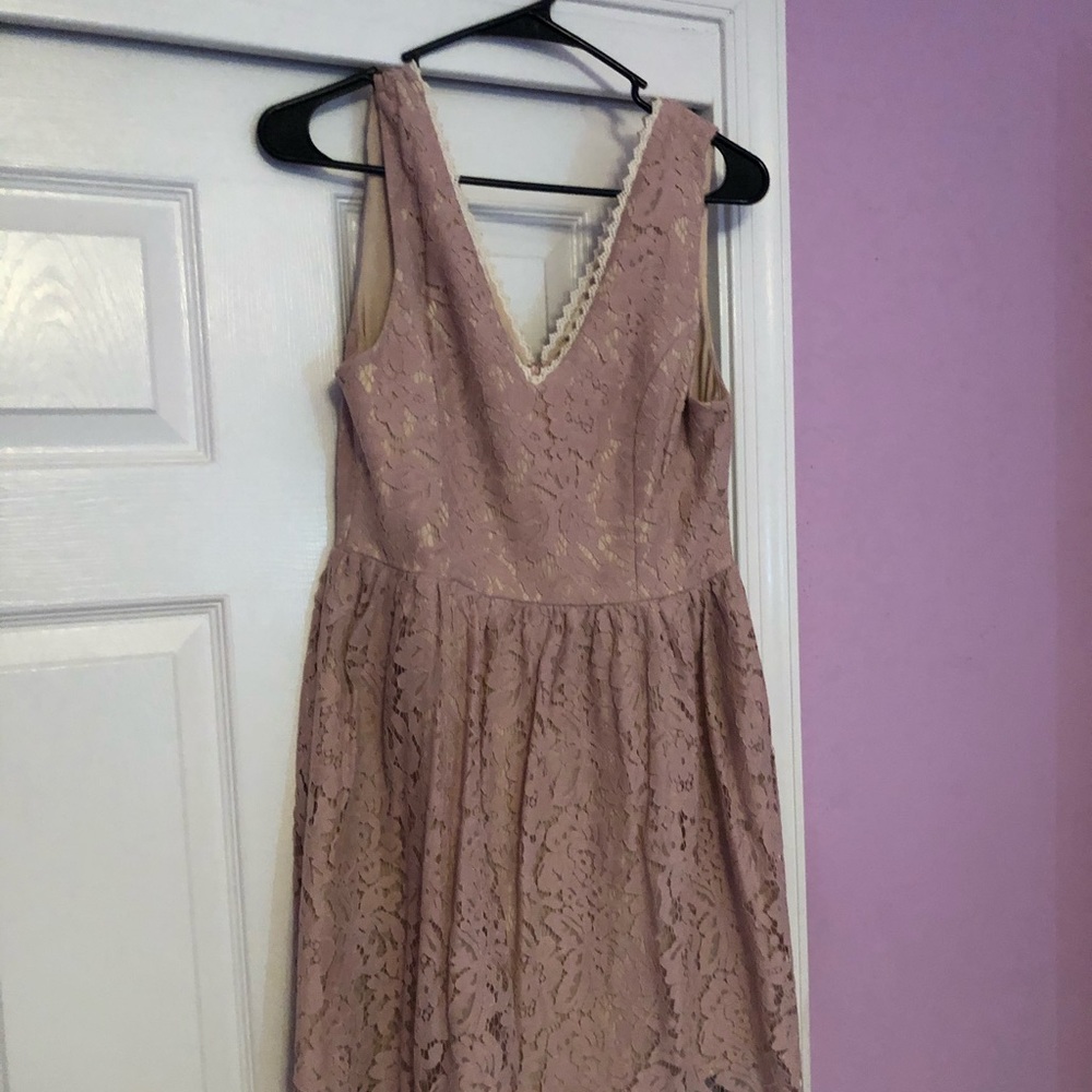Blush Lace Dress